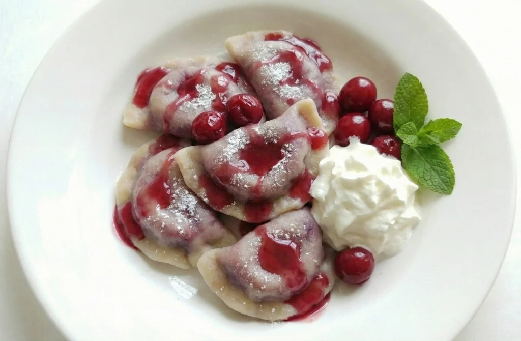 pierogi z wisnia